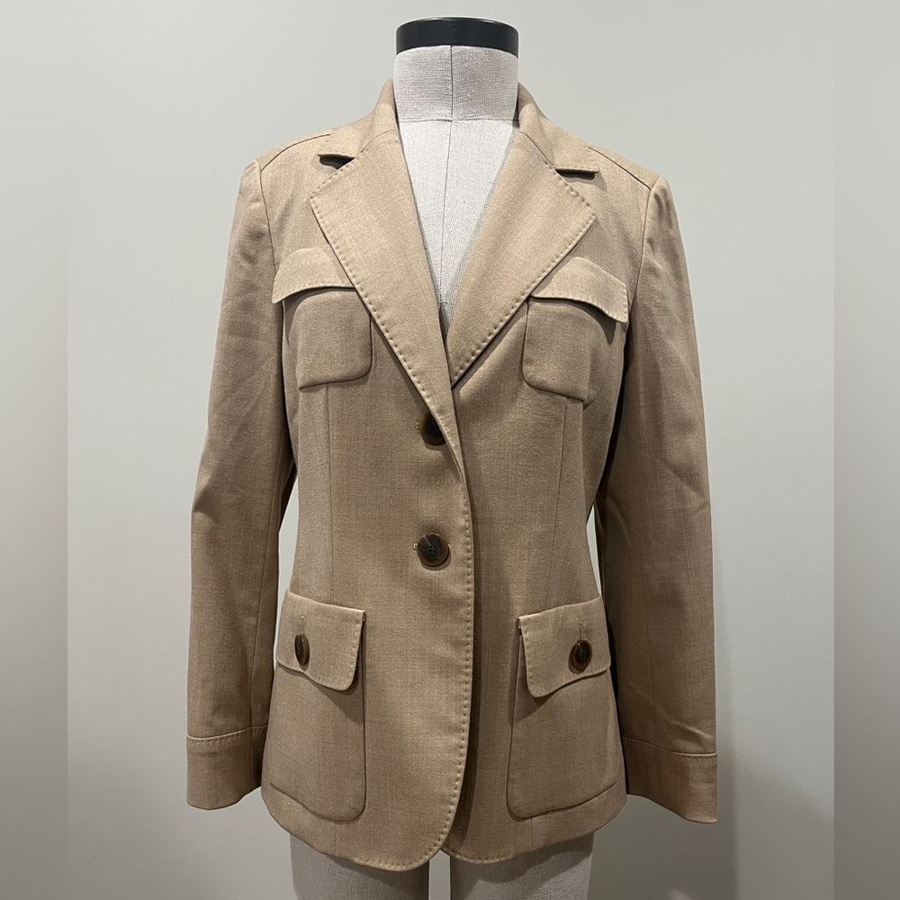 Talbots Beige Tailored Blazer